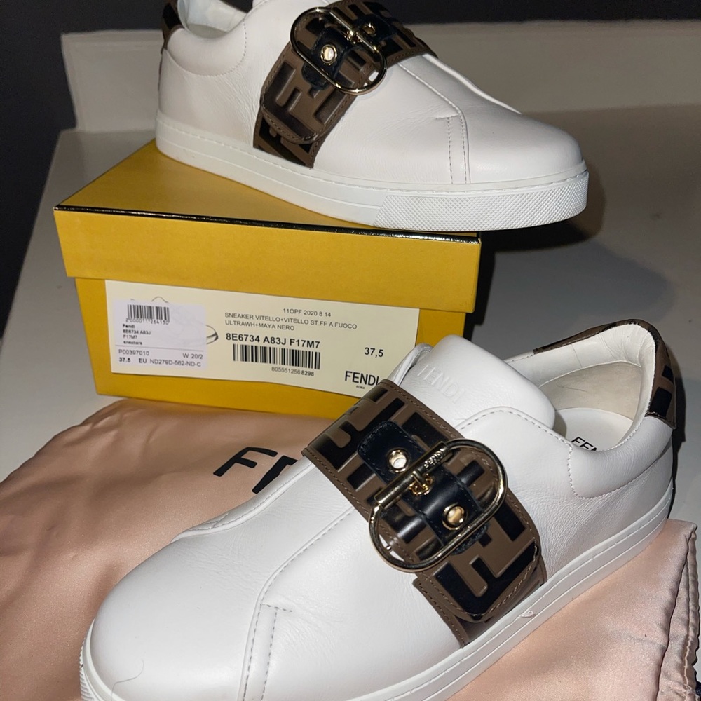 COPY - Fendi Fendi Pearland Logo Slip-On Sneaker